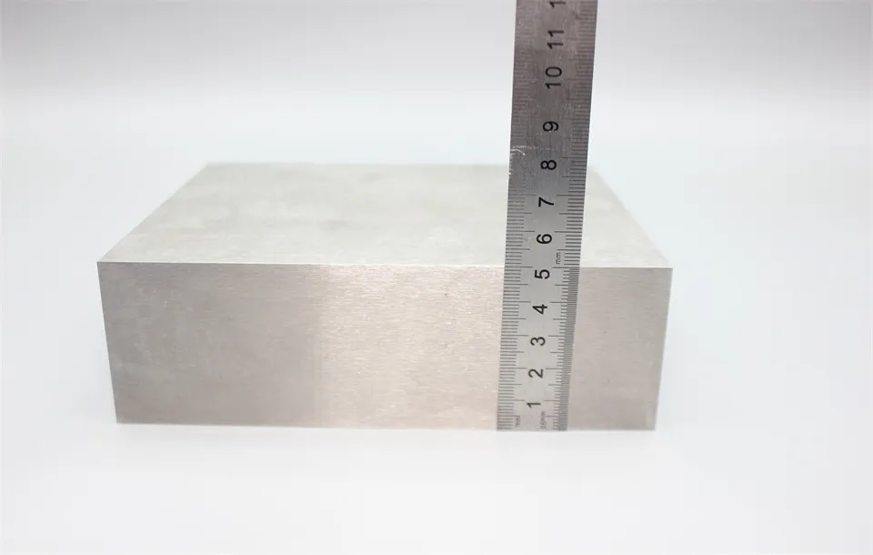 High Purity And Polished Tungsten Cuboid - Biggest size 18Kg