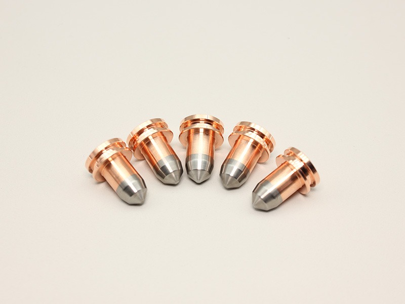 Tungsten electrode for electrical conductivity