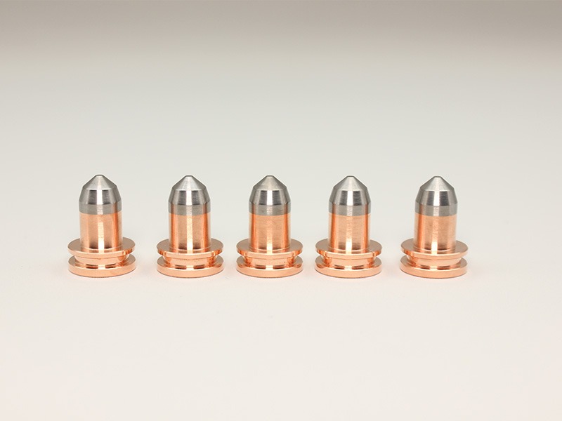 Tungsten electrode for electrical conductivity